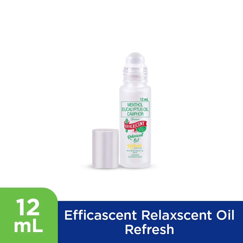Efficascent Refresh Lemon Scents Relaxscent Oil - 12ml