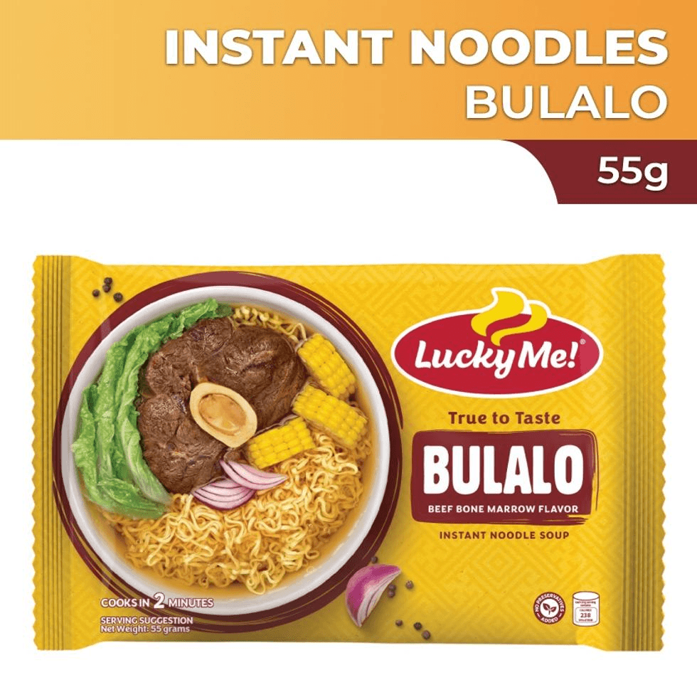 Lucky Me Instant Noodles Soup Bulalo - 55g