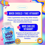 Real Skin Vita Hair Gummies For Hair Nail & Skin