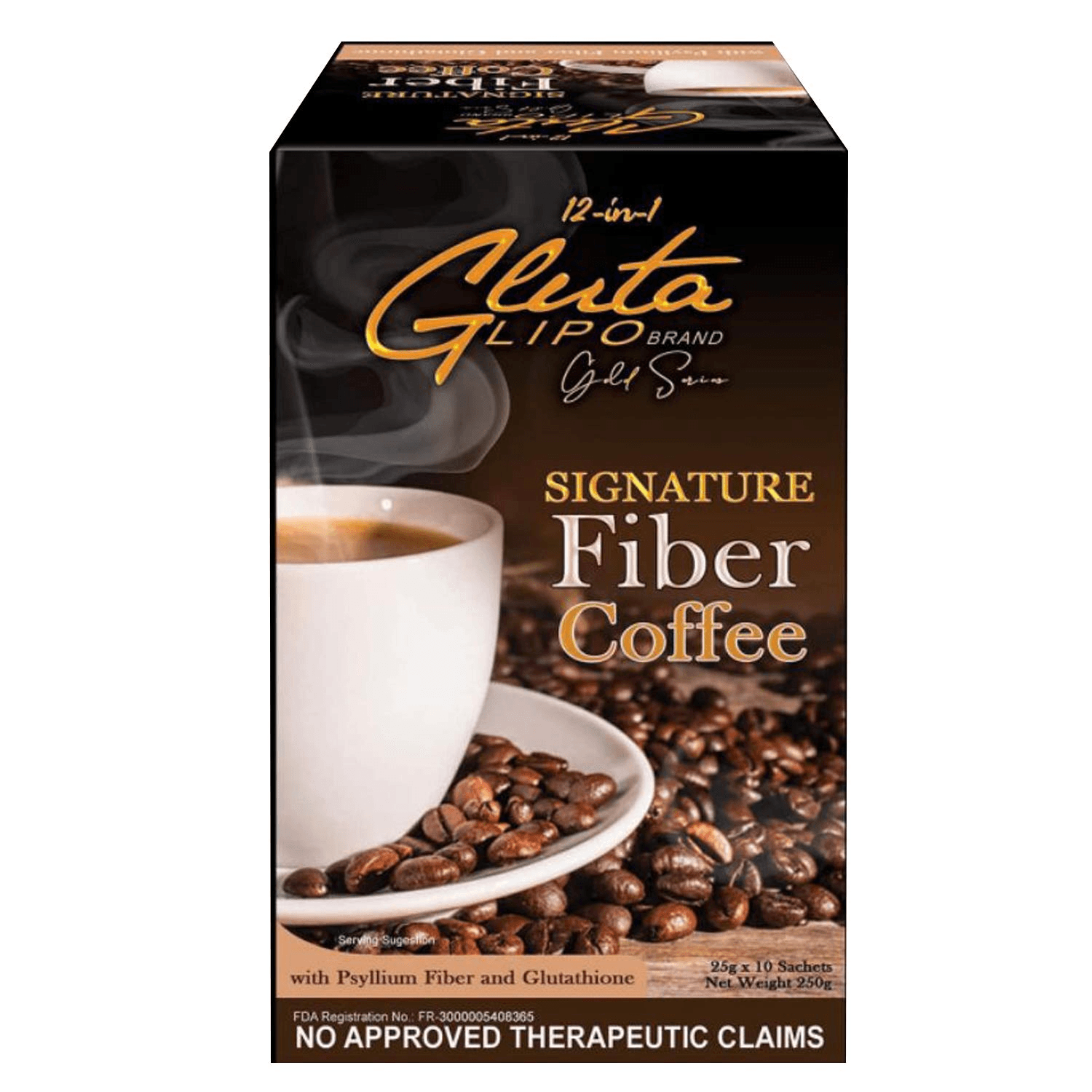 Gluta Lipo Signature Fiber Coffee - 250g