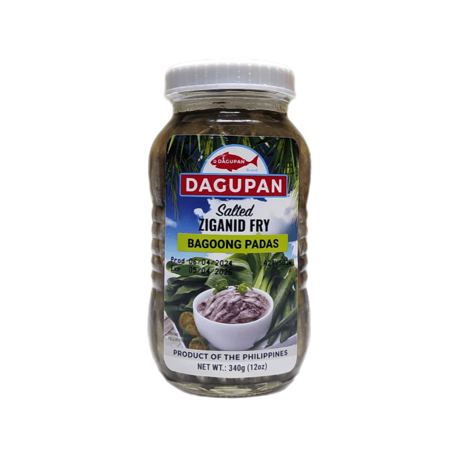 Dagupan Salted Ziganid Fry Bagoong Padas - 340g