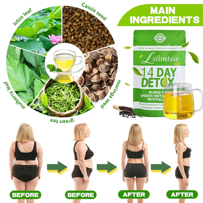 Original 100% Organic Herbal Slimtea - 14 Bags