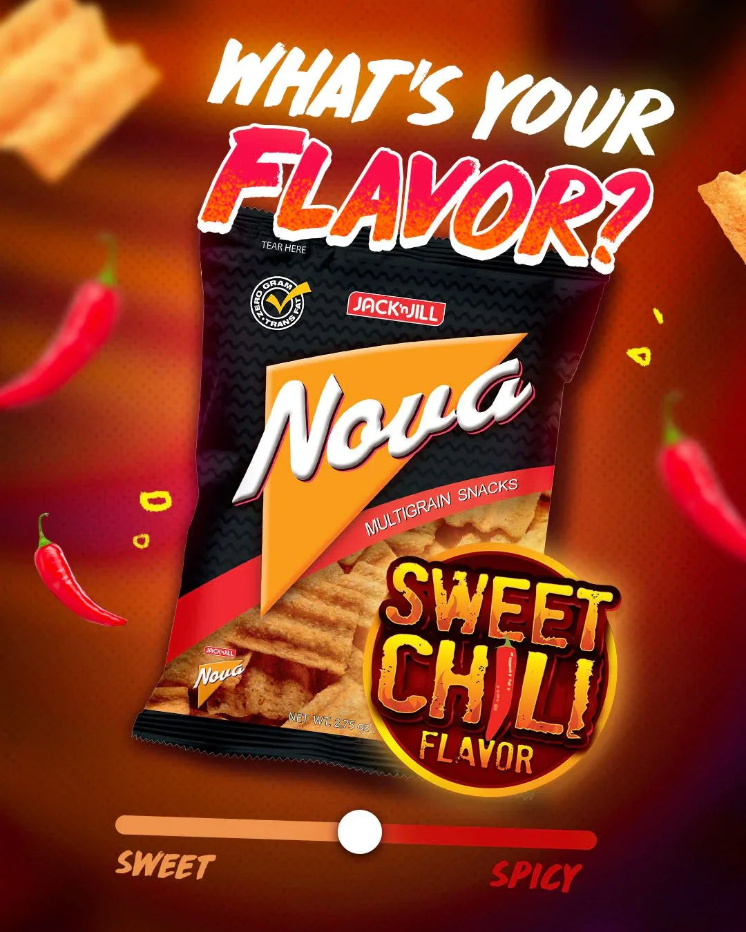Jack 'n Jill Nova Sweet Chili - 78g