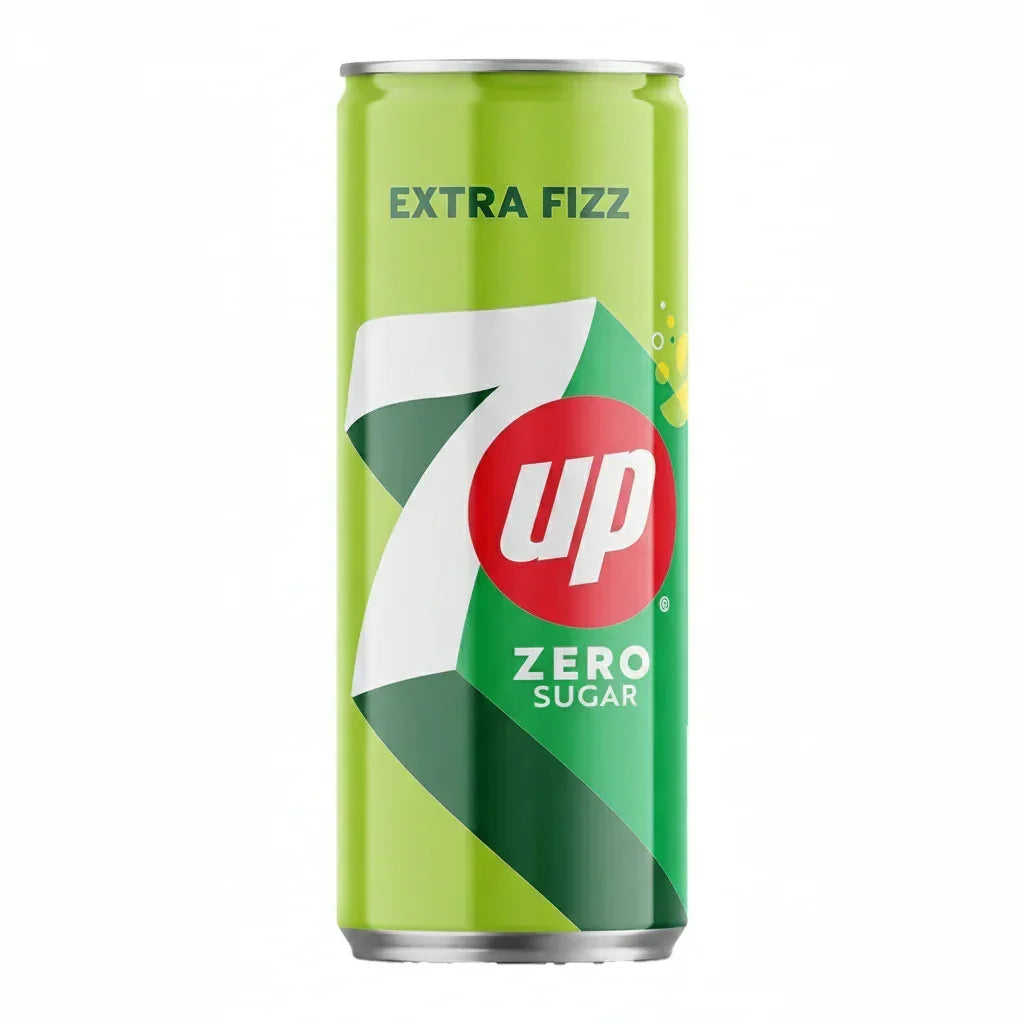 7Up Zero Sugar Extra Fizz Soft Drink - 250ml (5+1) Offer