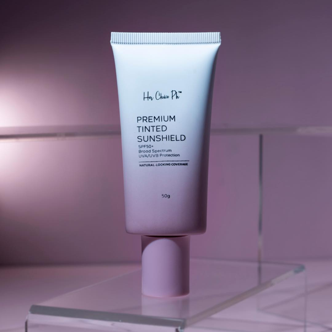 Her Choice PH Premium Tinted Sunshield SPF50 PA++++ - 50g