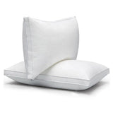 High Quality Solid White Bed Pillow - 1 Pcs