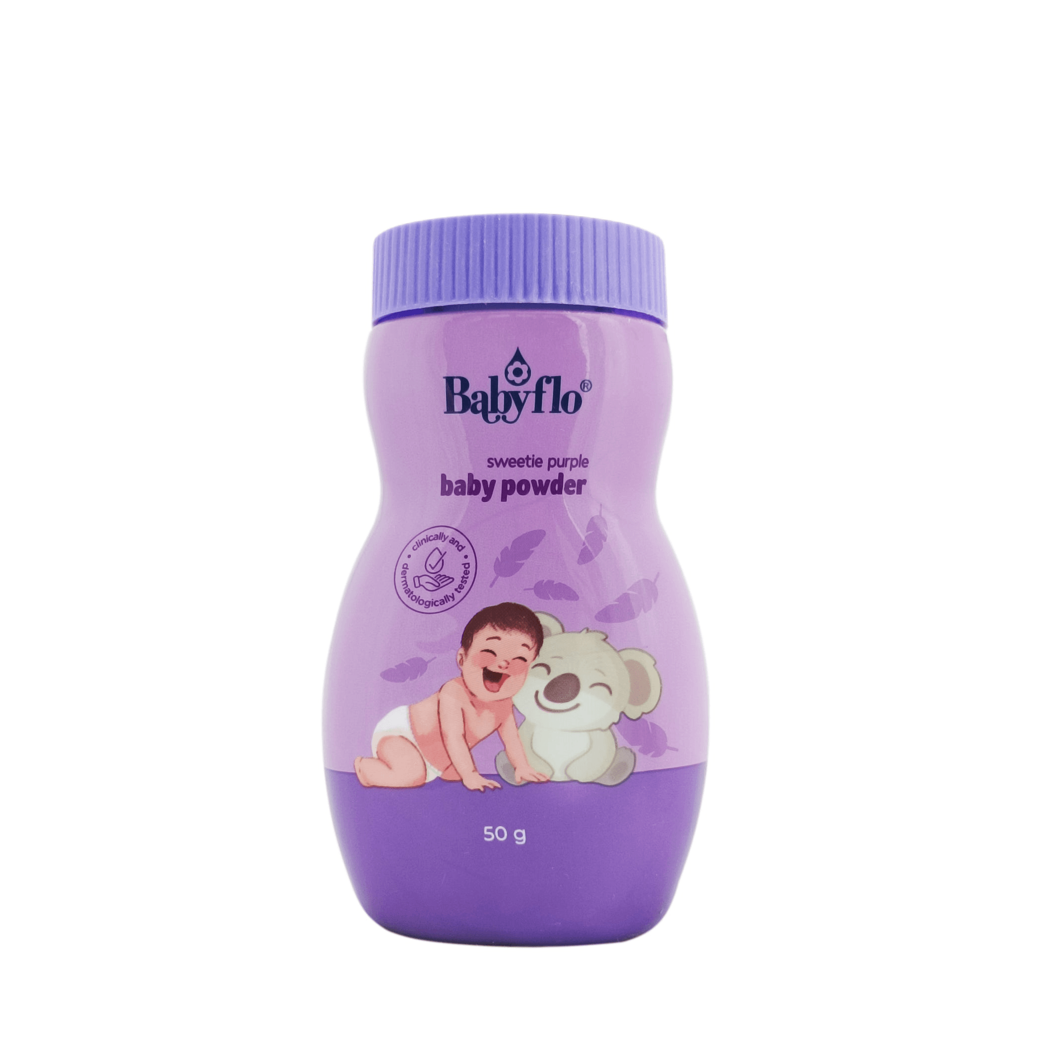 Babyflo Baby Powder Sweetie Purple - 50g