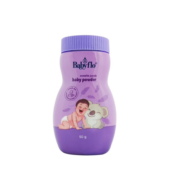 Babyflo Baby Powder Sweetie Purple - 50g