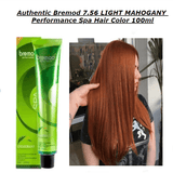 Bremod Performance 7.56 Light Mahogany Hair Color With Oxidizer - 100ml+100g