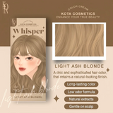 Kota Cosmetics Whisper Thailand Hair Color Light Ash Blonde - 100ml + 100ml