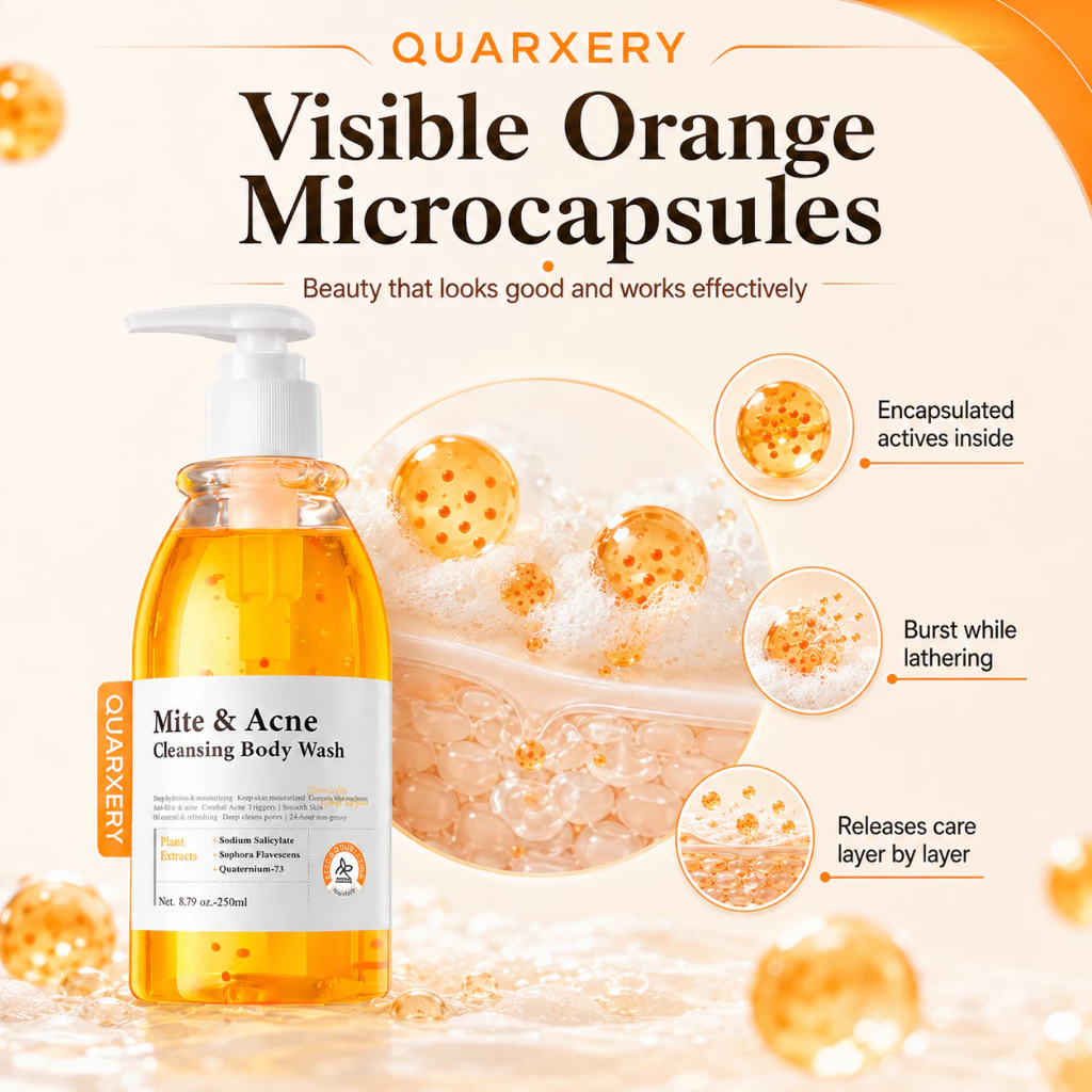 Quarxery Mite & Acne Cleansing Body Wash - 250ml