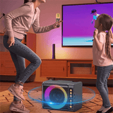Powerful Bass Boost Portable Karaoke Speaker With Two Microphone T-203