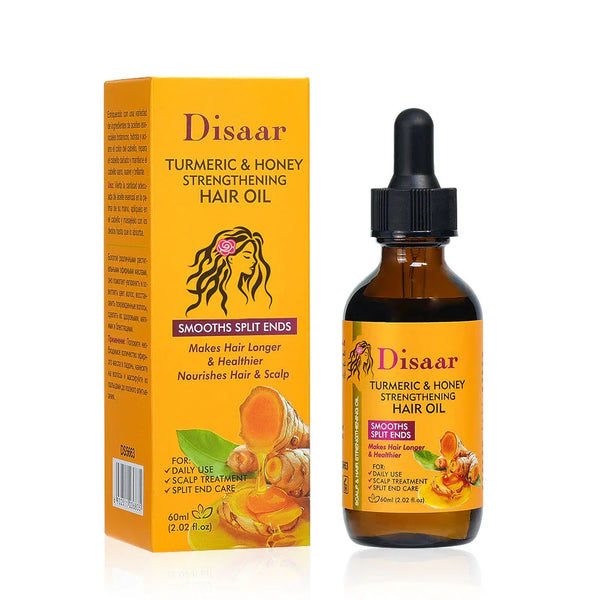 Disaar Turmeric & Honey Strengthening Hair Oil - 60ml
