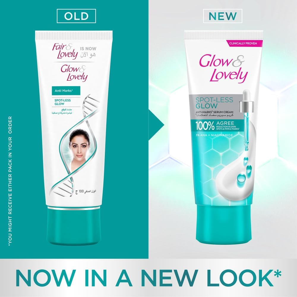 Glow & Lovely Face Cream Anti-Marks Spot-Less Glow - 100g