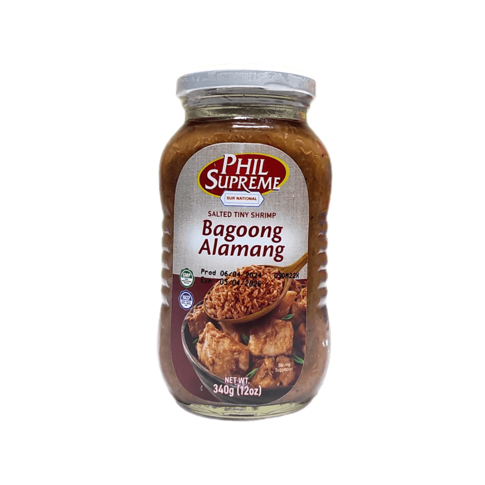 Phil Supreme Salted Tiny Shrimp Bagoong Alamang - 340g