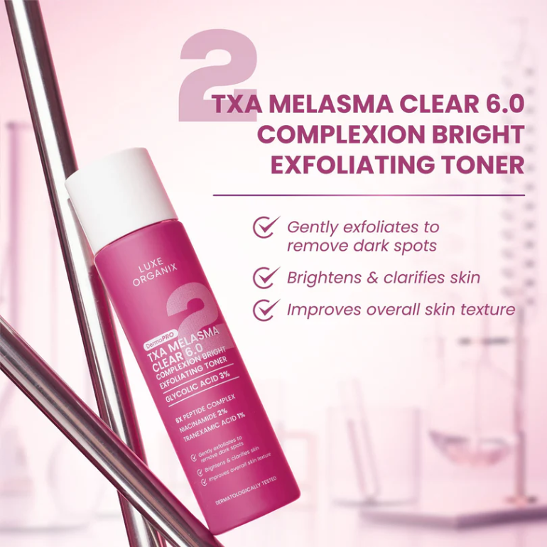 Luxe Organix DermaPro TXA Melasma Clear 6.0 Toner - 150ml