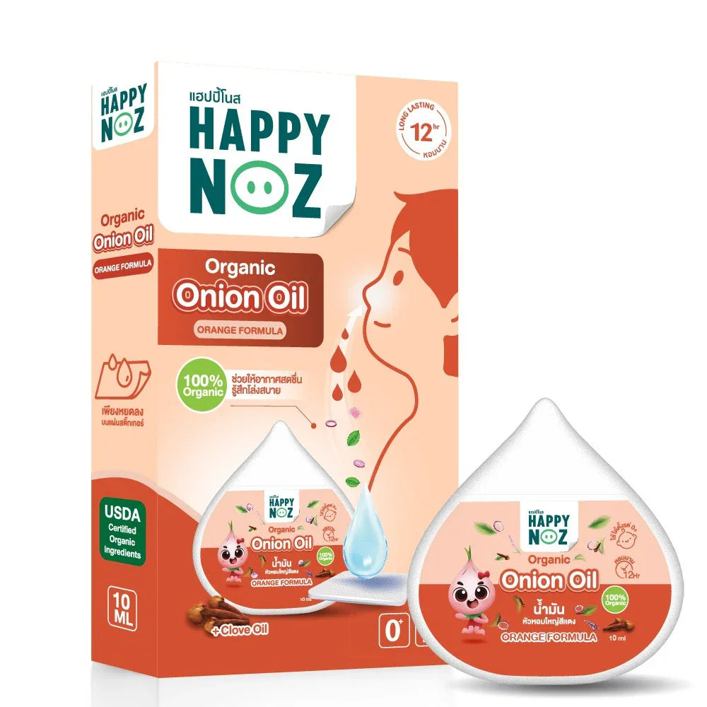 Happy Noz Organic Onion Oil Orange Formula - 10ml