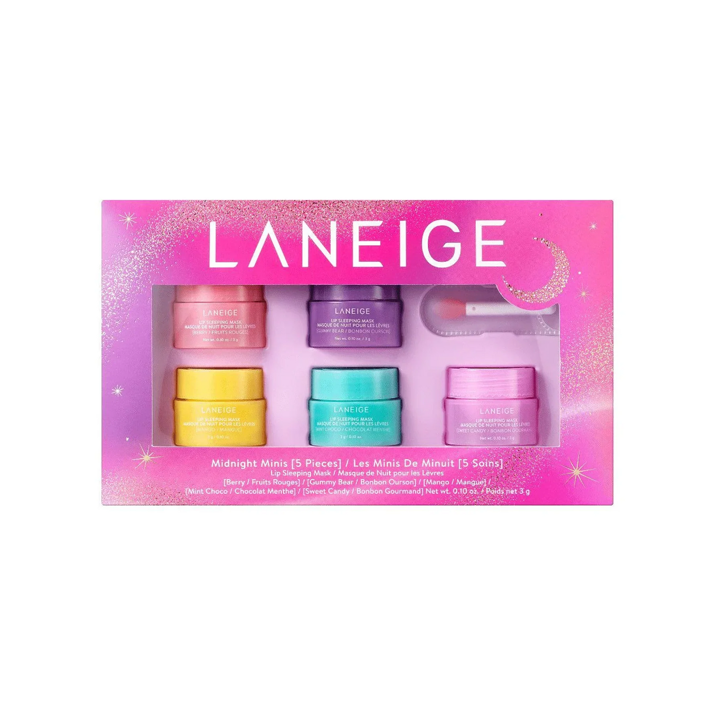 Laneige Midnight Minis Lip Sleeping Mask - 5Pcs
