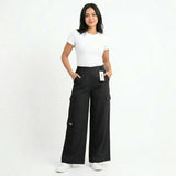 Women's Cargo Wide Leg Sweatpant SZW-962