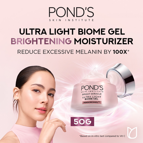 Pond's Bright Miracle Ultra Light Biome Moisturizer Gel - 50g