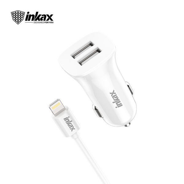 inkax Energy Station 2.4A Portable Car Charger CC-40 IP