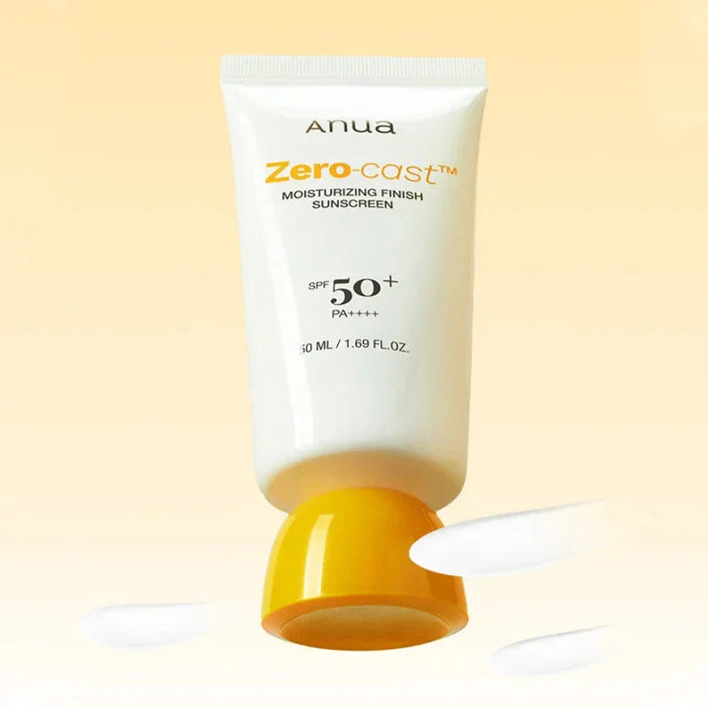 Anua Zero-Cast Moisturizing Finish Sunscreen SPF 50+ PA++++ - 50ml