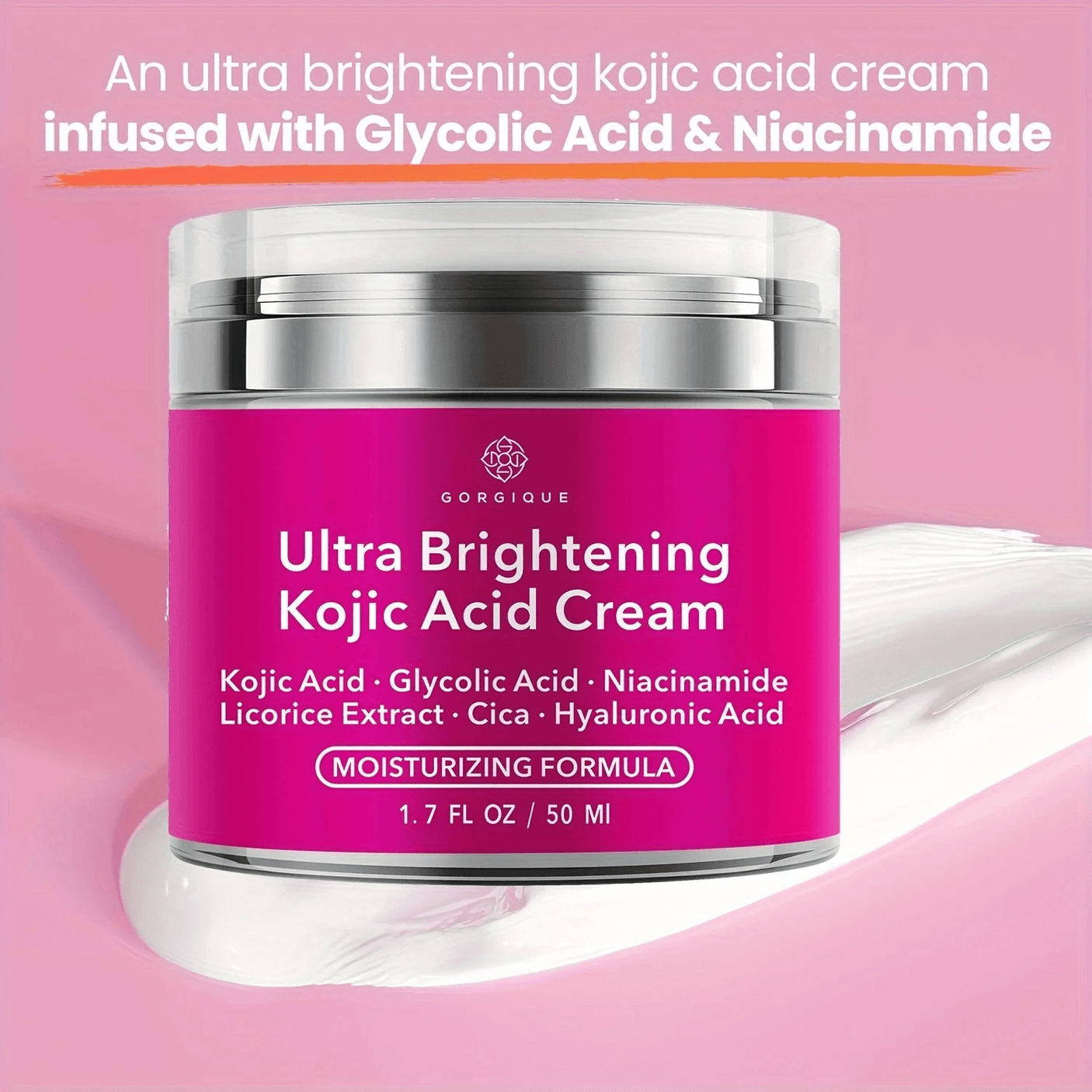 Gorgique Ultra Brightening Kojic Acid Cream - 50ml