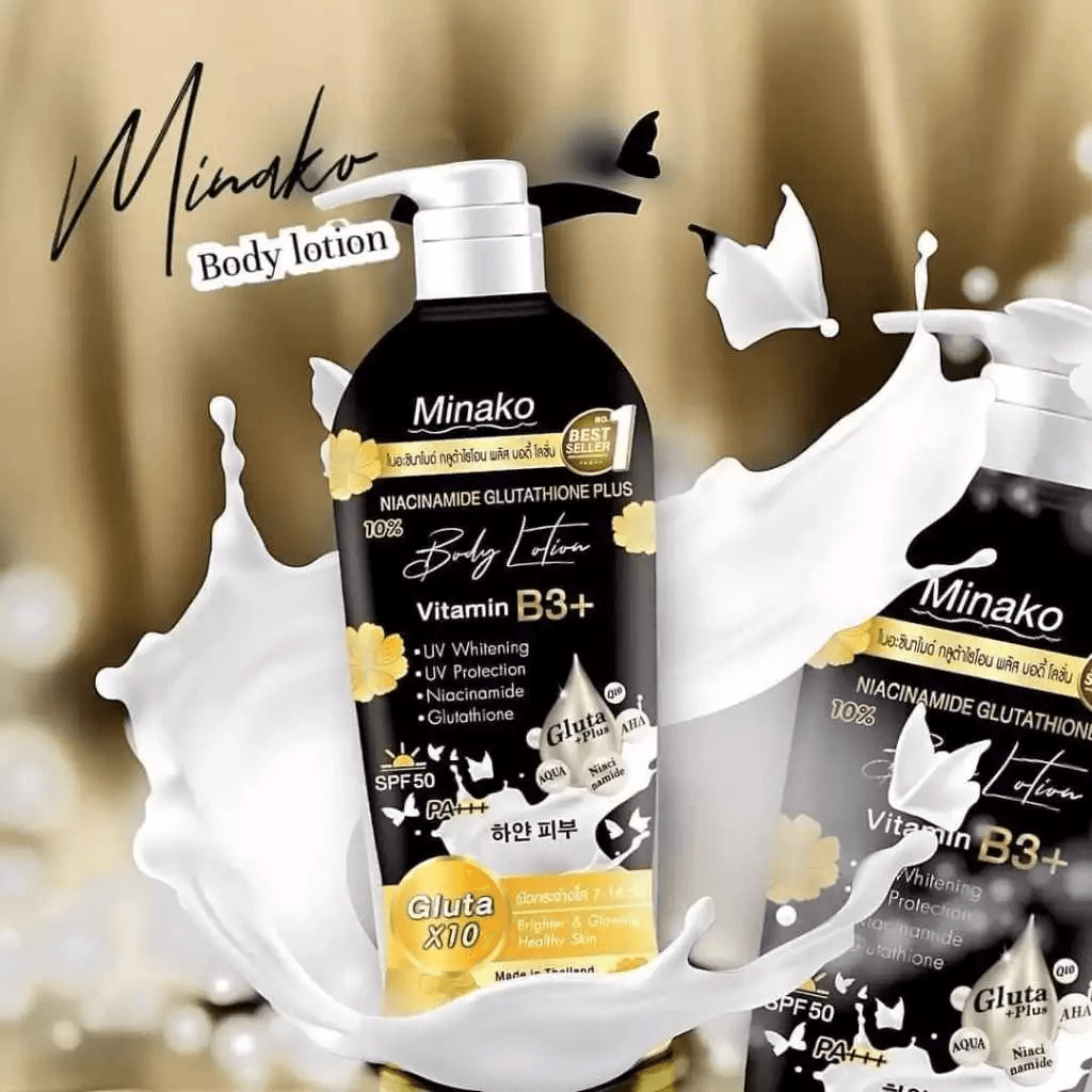 Minako Niacinamide Glutathione Plus 10% Body Lotion - 500ml