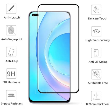 زجاج حماية عالي الدقة لهاتف Honor 50 Lite