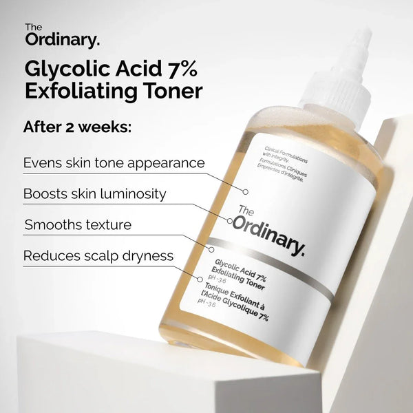 The Ordinary Glycolic Acid 7% Exfoliating Toner - 240ml
