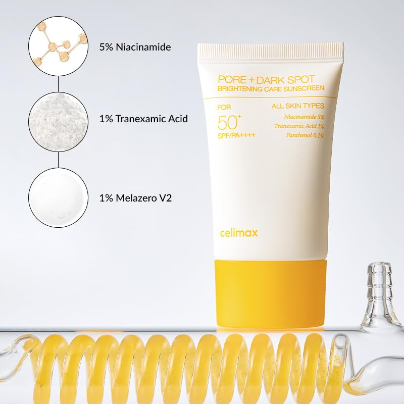 Celimax Pore+Dark Spot Brightening Care Sunscreen SPF 50+ - 50ml