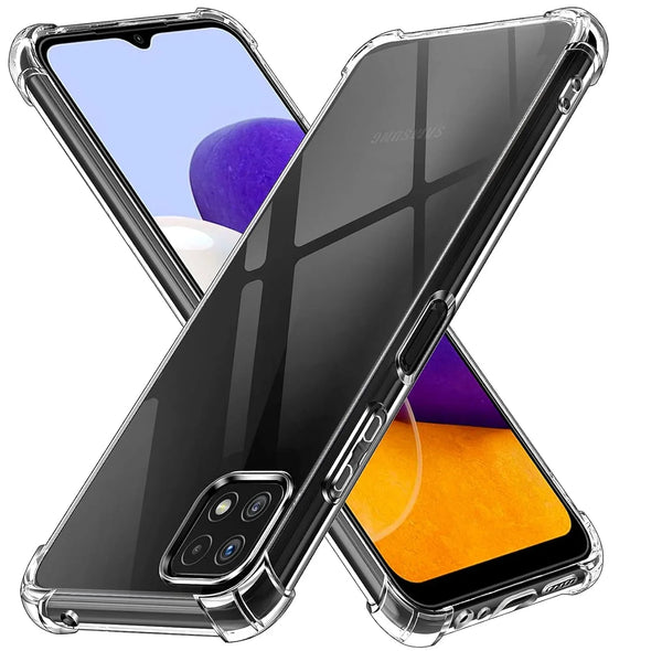 جراب حماية شفاف لهاتف Samsung A22 5G