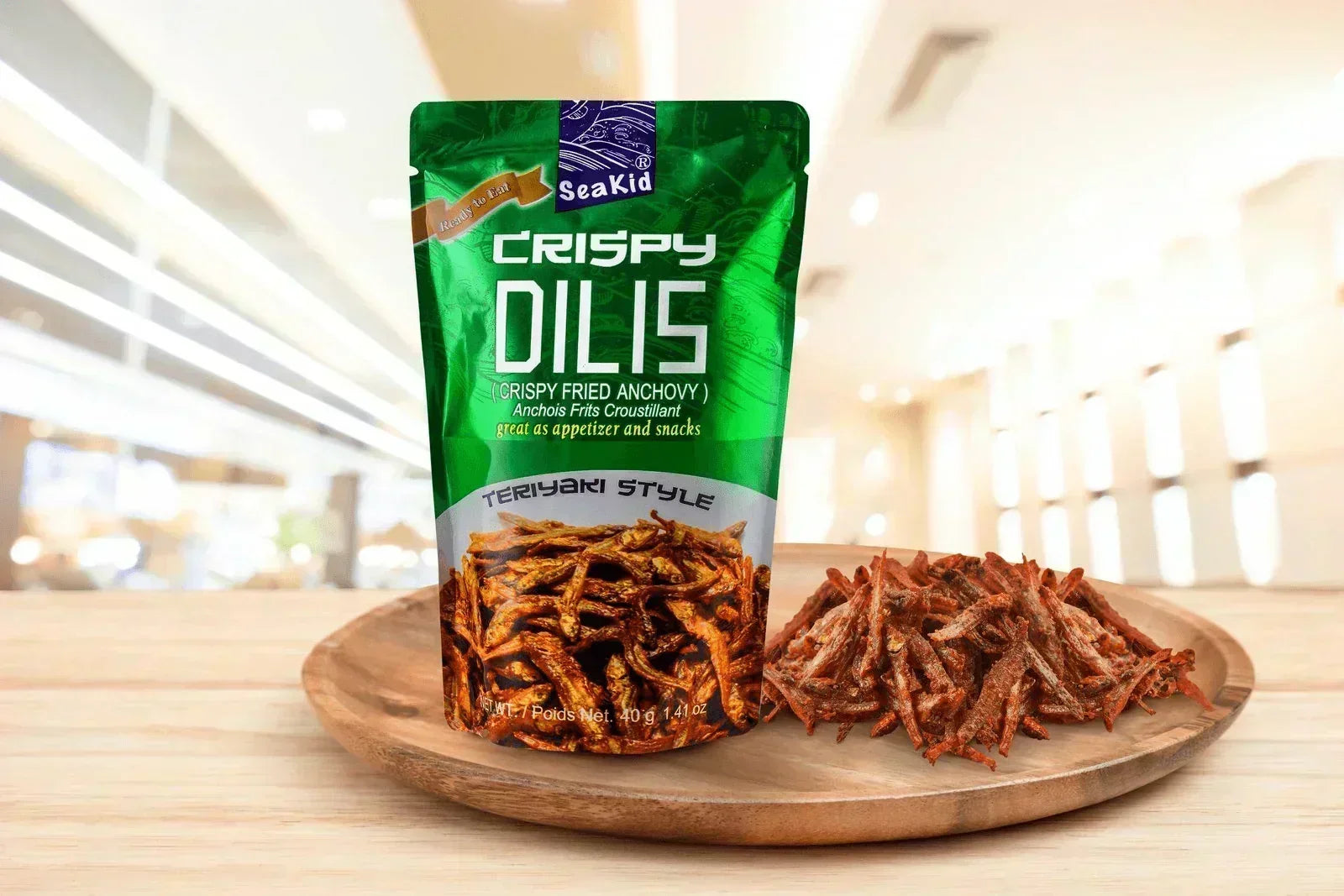 Seakid Crispy Dilis In Teriyaki Style - 40g