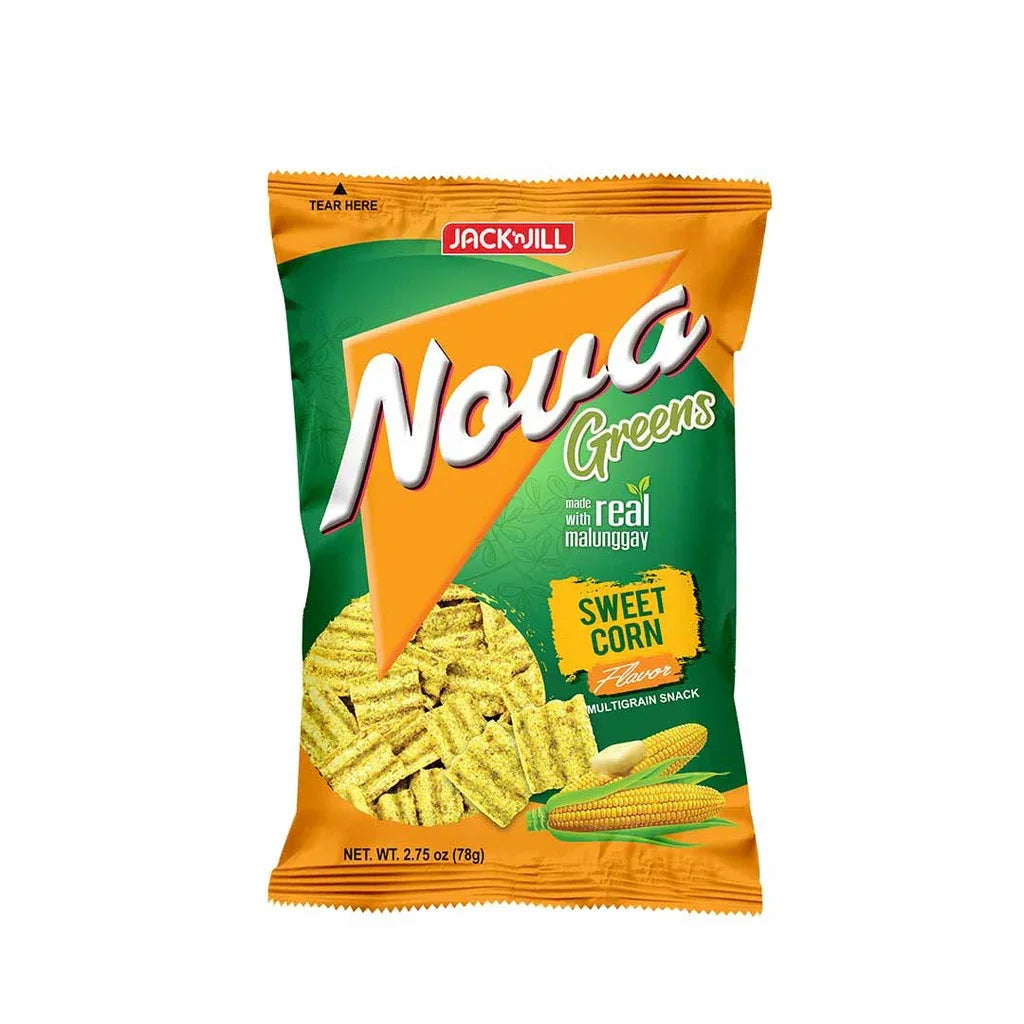 Jack 'n Jill Nova Greens Sweet Corn Multigrain Snack - 78g