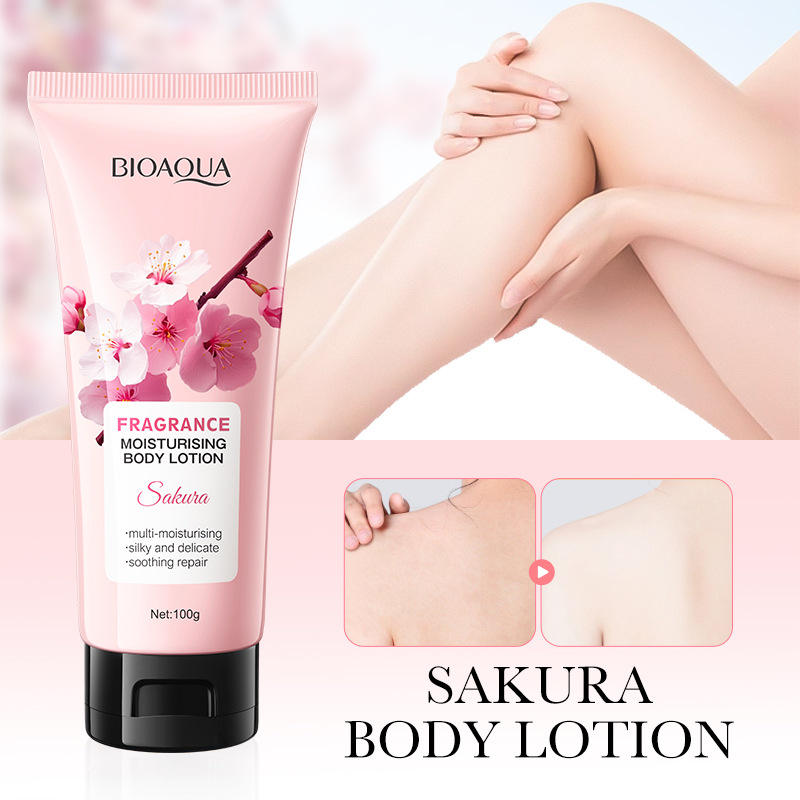 BIOAQUA Sakura Fragrance Moisturizing Body Lotion - 100g