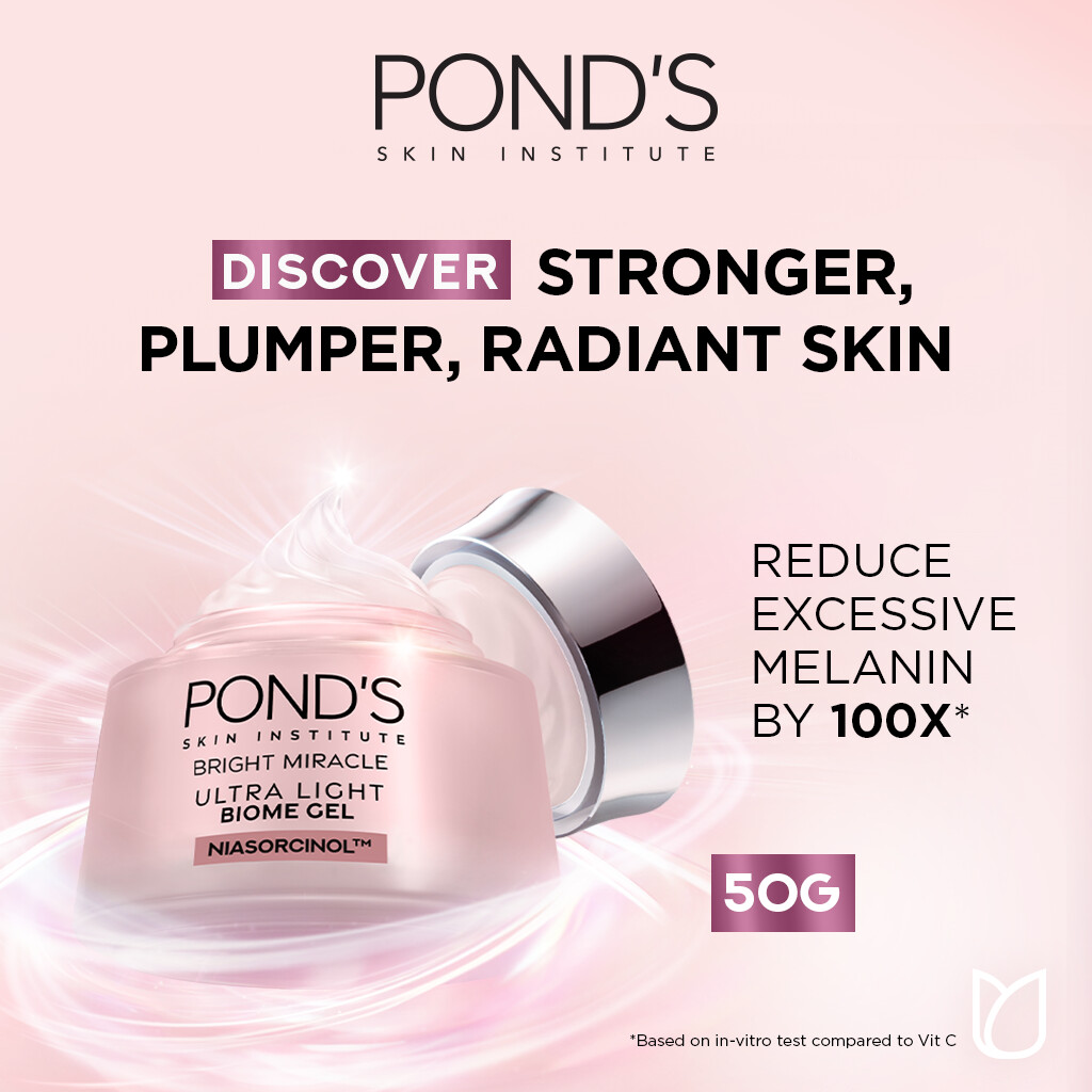 Pond's Bright Miracle Ultra Light Biome Moisturizer Gel - 50g