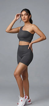Women's Seamless High Waist Gym Fitness Yoga Wear Set - #5538