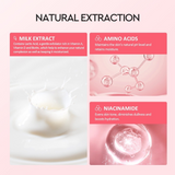 Glad2Glow Milk Amino Acids Brightening Cleanser Facial Wash - 80g