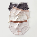 Women's Antibacterial Breathable Cotton Briefs 3Pcs Set #E3075