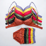 Women's Cotton Double Push Up Bra & Panty Set DD-218