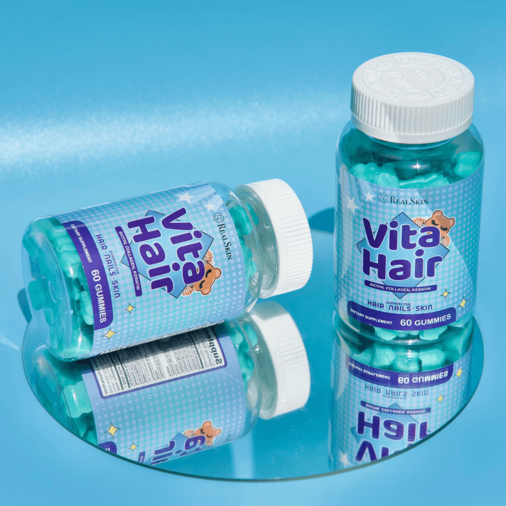 Real Skin Vita Hair Gummies For Hair Nail & Skin