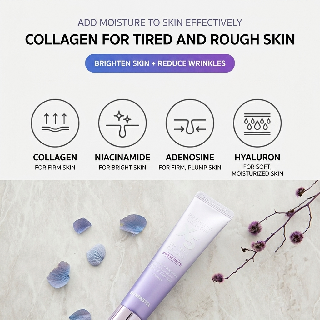SkinPastel Premium Collagen X5 Watery Cream - 30ml