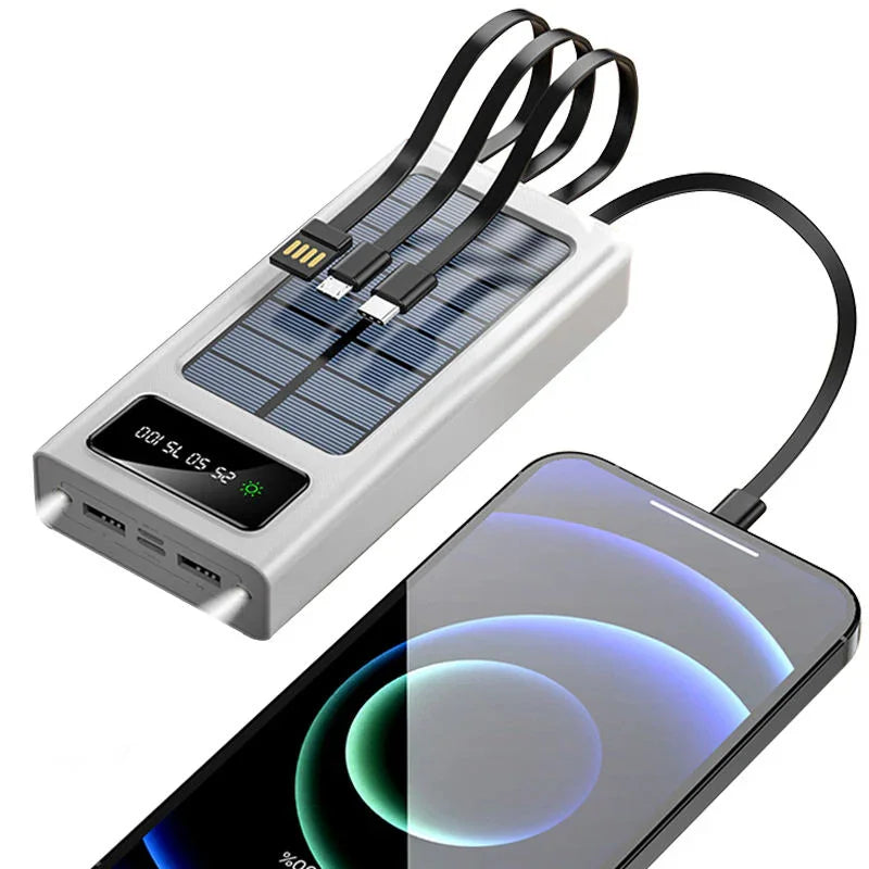 Portable Fast Charging Solar Power Bank 20000mAh