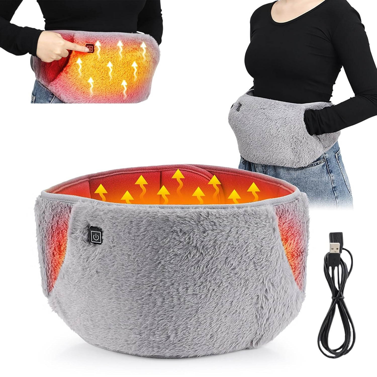 Electric Heating Waist Belt for Pain Relief & Menstrual Cramps LS-207