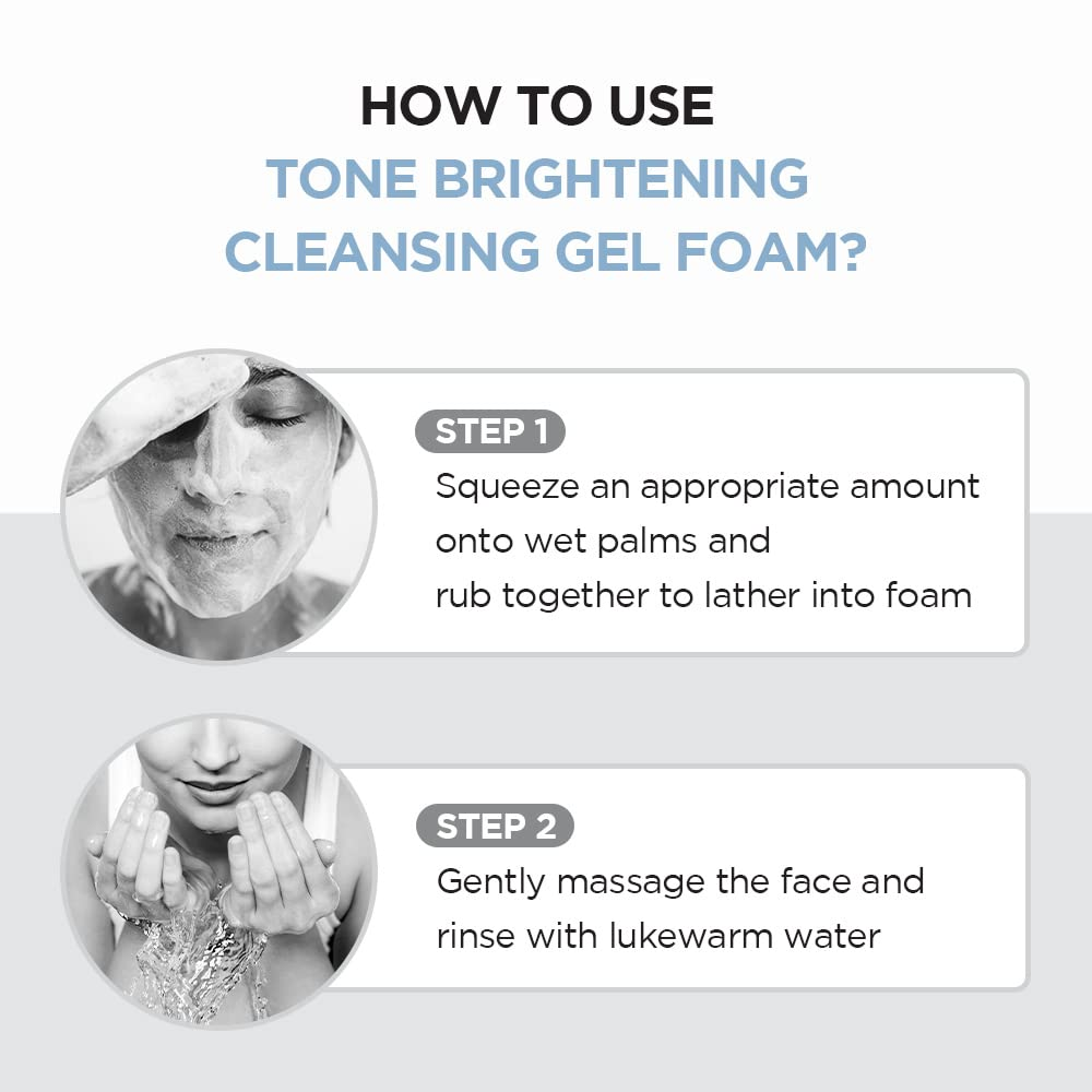SKIN1004 Tone Brightening Cleansing Gel Foam - 125ml