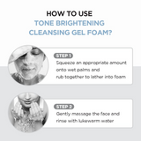 SKIN1004 Tone Brightening Cleansing Gel Foam - 125ml