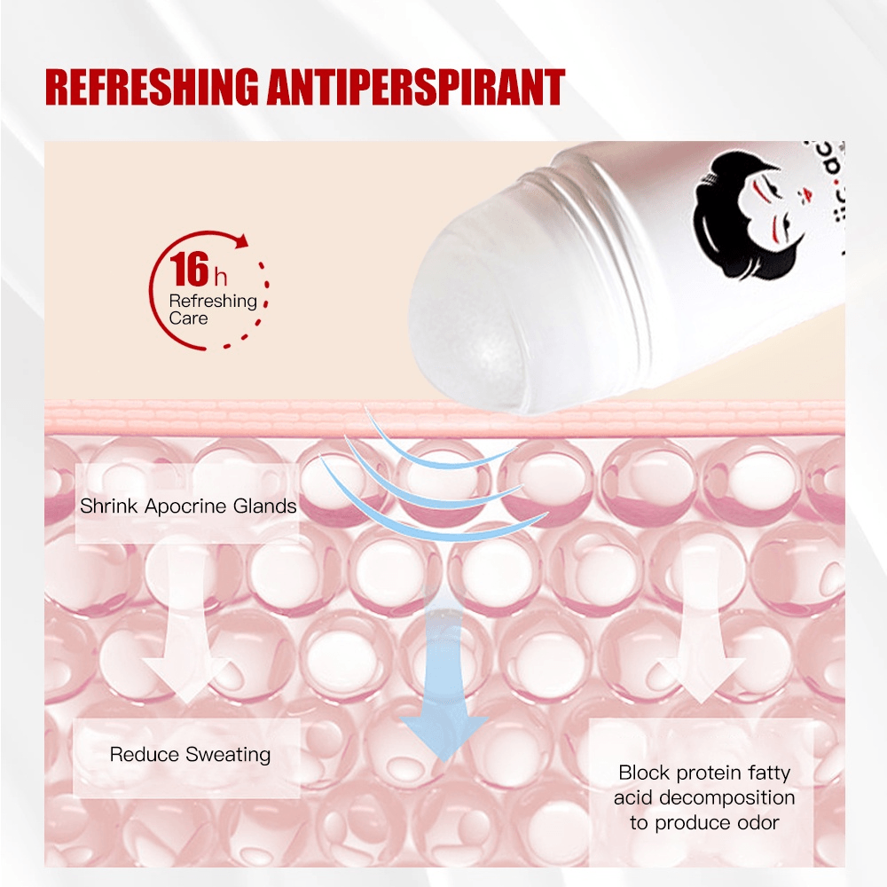 Guanjing Beauty Kojic Acid Brightening Anti-Perspirant Roll On - 50ml