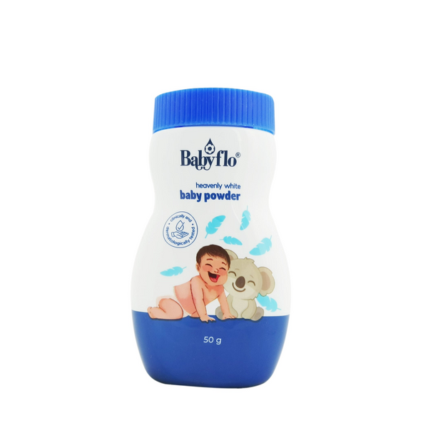 Babyflo Baby Powder Heavenly White - 50g