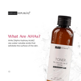 Dermorepubliq 7% Glycolic Acid (AHA) Skin Renewing Toner - 100ml