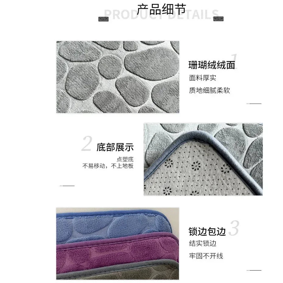 Super Absorbent Non Slip Quick Dry Floor Mat